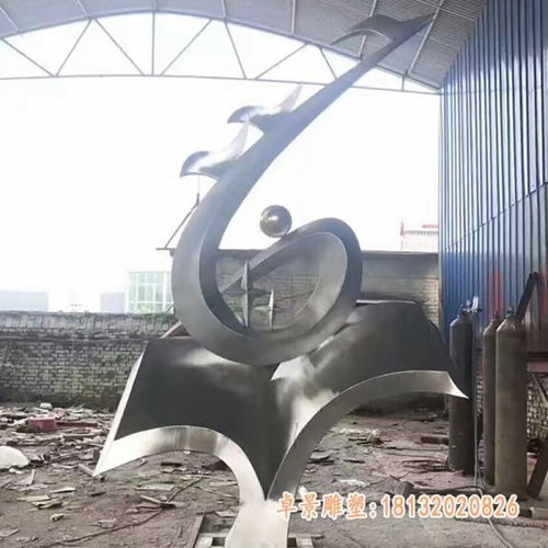 不锈钢校园园林设计雕塑 河南白钢校园雕塑厂