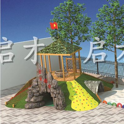攀爬网儿童乐园设施厂家_儿童乐园蹦床定制_景区拓展乐园设施厂家直销