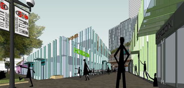 精品现代都市商业步行街区及公寓 综合体建筑景观设计方案su模型图下载 图片17.30mb 建筑模型库 su模型
