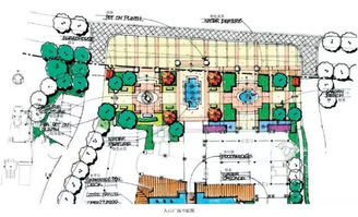 经典入口景观设计平面图解析 构筑第一印象的艺术