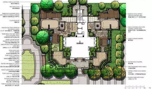 100款园林庭院景观设计平面图鉴赏，总有一款触动你的理想栖居